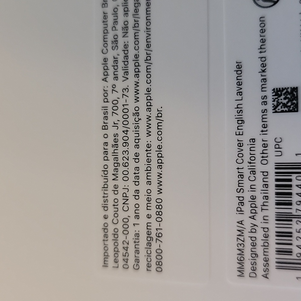NIB iPad Smart Cover ENGLISH LAVENDER (see pictures for compatible iPad models) - Picture 5 of 5